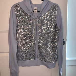 ❌SOLD❌ RARE HTF NWOT PINK VS LAVENDER SPARKLY ZIP